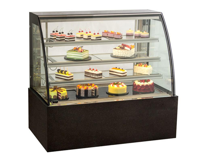 弧形多層展示柜