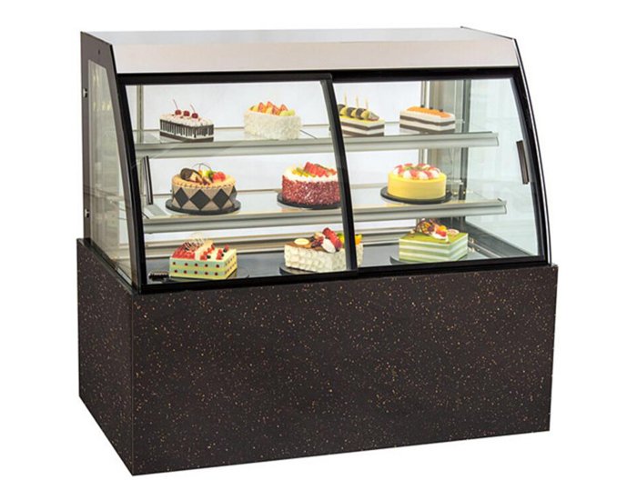 前移門弧形多層展示柜