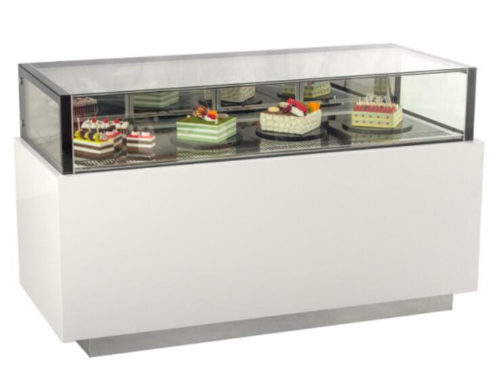 直角單層甜品展示柜